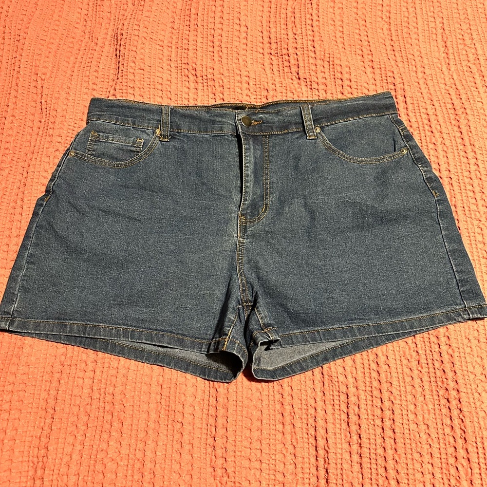 Forever 21 Classic Mid-Rise Jean Shorts